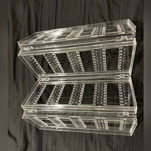 Clear Acrylic Foldable Earring Organizer Stand